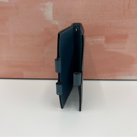 Hermes ToGo Agenda PM Blue Notebook Cover Card Holder - Picture 5 of 15